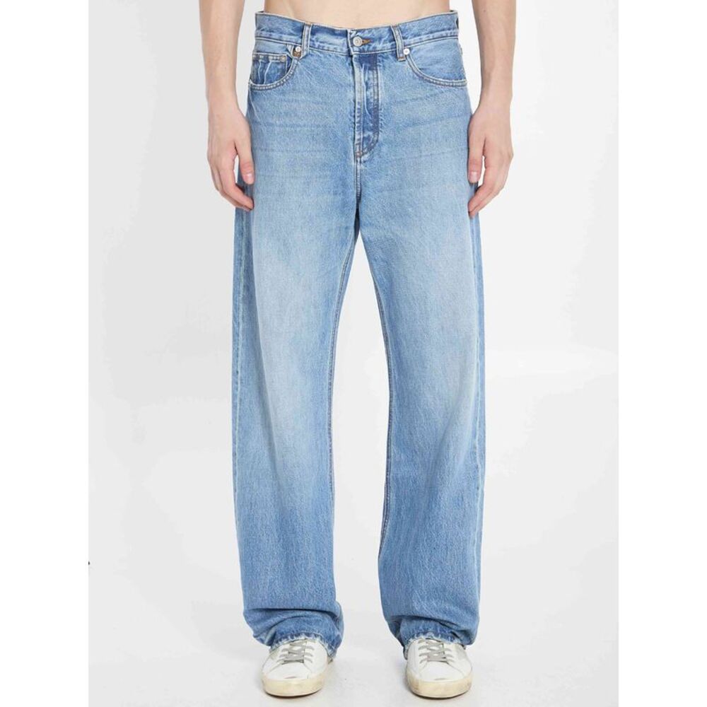 Jacquemus Men Denim Pants De-Nimes Droit